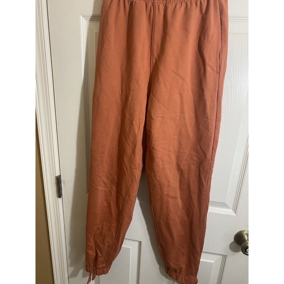 Urban Bliss Women’s Orange Sweatpants With Pocket Tie Bottoms Size XXS - Picture 3 of 13